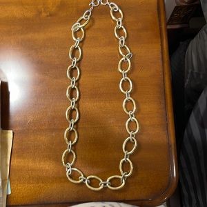 Silver and Gold Necklace